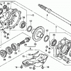 TRX400FW Редуктор