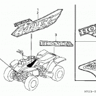TRX400EX Наклейки