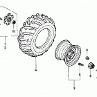 TRX400FW Заднее колесо