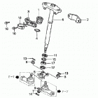 TRX400FW Рулевой вал