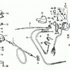 TRX400FW Рычаги & переключатели & тросы