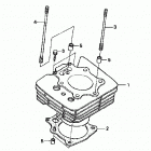 TRX400FW Цилиндр