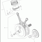 FLTRK 1KZF ROAD GLIDE LIMITED (2022) PISTONS AND FLYWHEEL ASSEMBLY - MILWAUKEE-EIGHT™ 1...