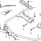 TRX450ES Подножка