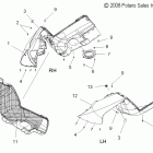 TURBO SWITCHBACK-S09PR7FS/FE Body, fenders, lh / rh