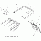 700 RMK 155-S10PM7JSA Body, rear bumper, snowflap, and taillight cover