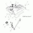 800 IQ/ES-S09PB8ES/ESL Топливный бак