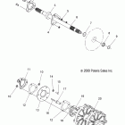 550 IQ SHIFT/EURO-S09PB5BS/BE Приводной вал и промежуточный
