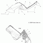 600 IQ LXT - S12PT6HSL/HEL Body, fender asm., lh