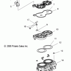 600 SWITCHBACK ADVENTURE-S12BA6NSL Цилиндр двигателя