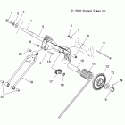 700 RMK 155-S10PM7JSA Реактивная штанга задняя