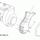TRAIL TOURING/FLEET/EURO - S08NT5BS/BE/BSA/BSF Engine, blower housing, fan duct