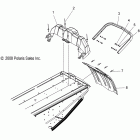 TURBO SWITCHBACK-S09PR7FS/FE Body, rear bumper, snowflap, and taillight housing