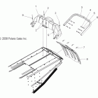 550 IQ SHIFT/EURO-S09PB5BS/BE Body, rear bumper, snowflap, and taillight housing
