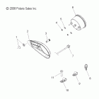 550 IQ SHIFT/EURO-S09PB5BS/BE Спидометр и световые индикаторы