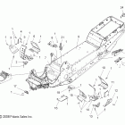 600 IQ LXT - S12PT6HSL/HEL Chassis, footrest, driver and passenger