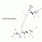700 RMK 155-S10PM7JSA Steering, steering post, assembly