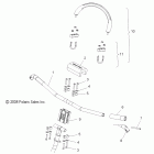 600 SWITCHBACK/DRAGON/EURO-S09PR6HSL/PS6HSL/HEL Steering, handlebar mounting (dragon)