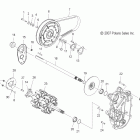 600 RR EURO  -S09MX6FE Приводной вал и промежуточный