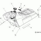 550 IQ SHIFT/EURO-S09PB5BS/BE Топливный бак