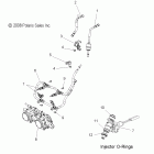 700 RMK 155-S10PM7JSA Корпус дроссельной заслонки и трубопровод