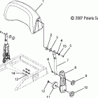 WIDETRAK LX/EURO - S08SU4BS/BE Задняя спинка