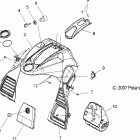 600/700 SWITCHBACK/DRAGON SWITCHBACK ALL OPTI - S08PR6/PS6/PR7/PS7 Панель передняя