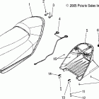 600 HO IQ F/O - S07PP6FS/FSA/FSB Seat and taillight