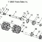 WIDETRAK LX - S06SU4BS Ведущий вал