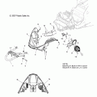 800 DRAGON RMK 155 SPECIAL LATE PROD - S08PG8ES Body, front bumper, nosepan and tie rod boot (spec...