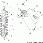 IQ CRUISER/EURO - S08PY7FS/FE Shock, rear track (m-10)(7043216)