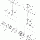 340 - S08NB3AS Коленвал и поршни