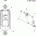 600 IQ TOURING/EURO - S08PT6HS/HE Shock, front track (7043328)
