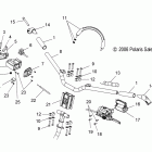 800 DRAGON RMK 155/163/EURO - S08PG8ES/EE/PH8ES/EE Handlebar mounting and controls