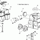 340 - S08NB3AS Маслянный бак , воздушный короб