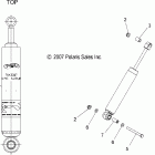 600 IQ TOURING/EURO - S08PT6HS/HE Shock, rear track (7043327)