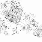 CFR 1000 Опора двигателя и вариатор