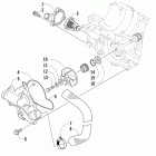 Sno Pro 500 Помпа и термостат
