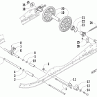 600 Sno Pro Колеса в сборе (prusg / prosg)
