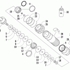 TZ1 LXR Задняя подвеска.  амортизатор (lxosr)