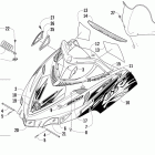 CFR 800 Капот. Лобовое стекло  (rcusg)