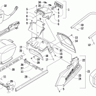 TZ1 TURBO LXR Задний бампер, фонарь  (tlusg)
