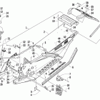 600 Sno Pro Шасси, задний бампер, брызговик  (ccusg)