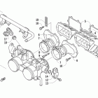 Sno Pro 500 Клапана и дросселя в сборе