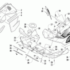500 Sno Pro Обтекатель и передний бампер