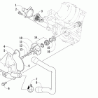 Crossfire 600 Помпа и термостат