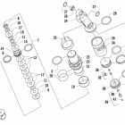 Sno Pro 600 Задняя подвеска, амортизатор  (prusg / prosg)