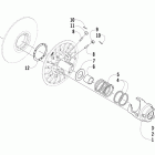 M1000 Sno Pro Привод сцепления