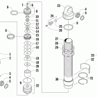 Sno Pro 600 Передняя подвеска амортизатор  (prusg / prosg)