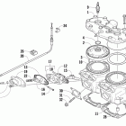 Sno Pro 600 Цилиндр и головка